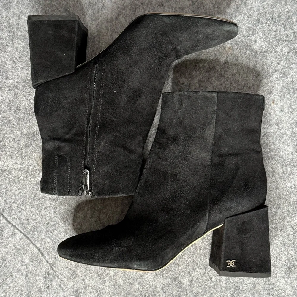 Sam Edelman‎ Black Suede Daruby Bootie- Sz 7M